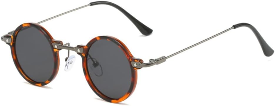 Ретро-стимпанк, маленькие круглые мужские хип-хоп солнцезащитные очки, женские очки с прозрачными линзами цвета океана, защита от УФ-излучения UV400 LANGSER, Leopard Grey
Ретро-стимпанк, маленькие круглые мужские хип-хоп солнцезащитные очки, женские очки с прозрачными линзами цвета океана, защита от УФ-излучения UV400 LANGSER, Leopard Grey