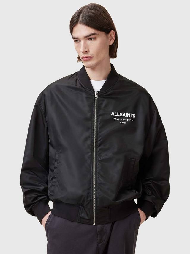 Куртка-бомбер в стиле андерграунд AllSaints, Black
Куртка-бомбер в стиле андерграунд AllSaints, Black
