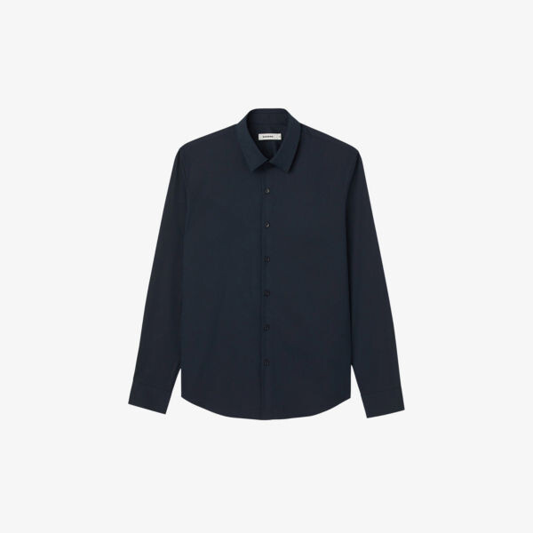 Рубашка приталенного кроя из эластичного хлопка Sandro, цвет bleus
Рубашка приталенного кроя из эластичного хлопка Sandro, цвет bleus