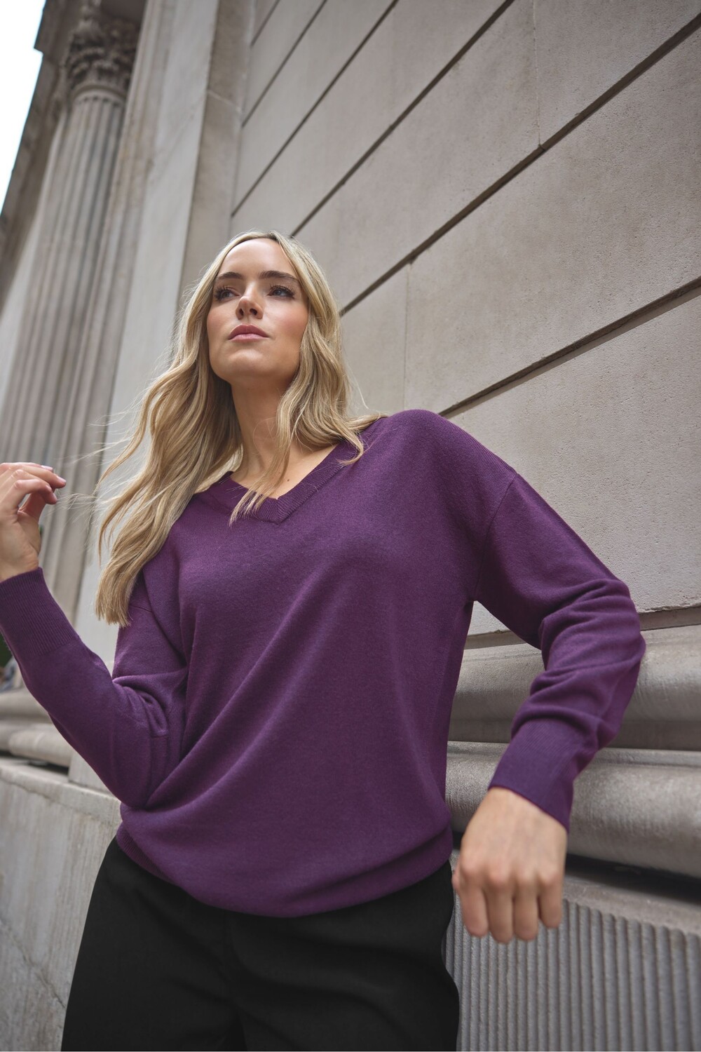 Джемпер с длинными рукавами и V образным вырезом Long Tall Sally, фиолетовый
Джемпер с длинными рукавами и V образным вырезом Long Tall Sally, фиолетовый