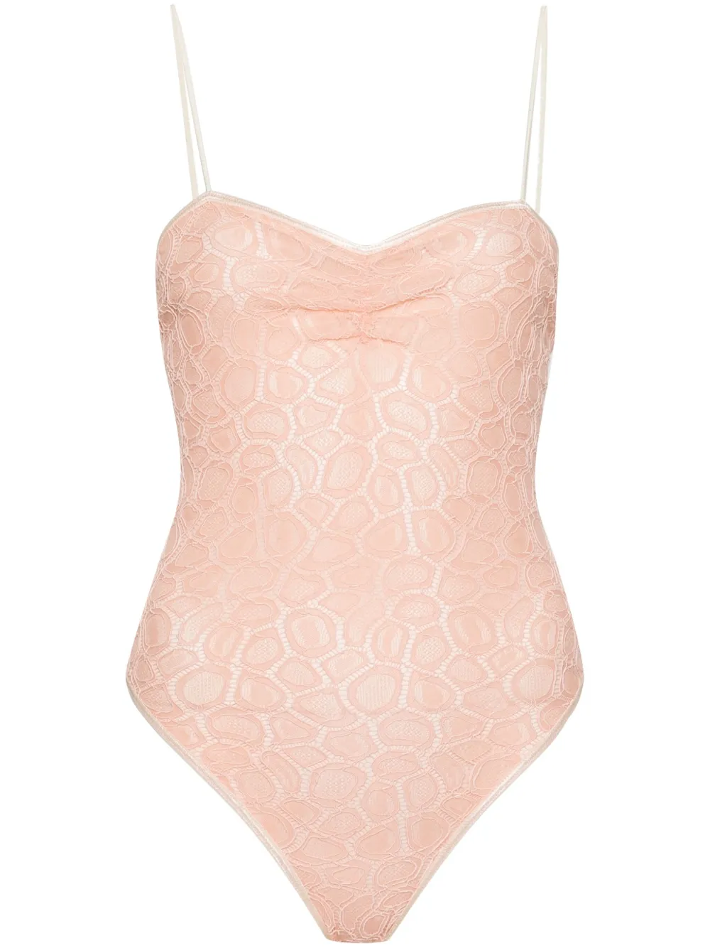 Кружевное боди с вырезом в форме сердца Forte Forte, розовый
Кружевное боди с вырезом в форме сердца Forte Forte, розовый