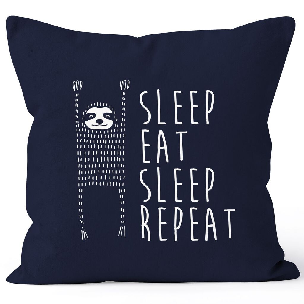 Забавная наволочка Sleep eat Sleep Повтор ленивец 40x40 хлопок Moonworks темно-синий униразмер
Забавная наволочка Sleep eat Sleep Повтор ленивец 40x40 хлопок Moonworks темно-синий униразмер