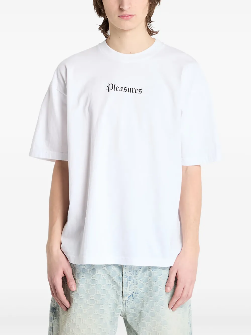 Футболка с графичным принтом Pleasures, белый
Футболка с графичным принтом Pleasures, белый