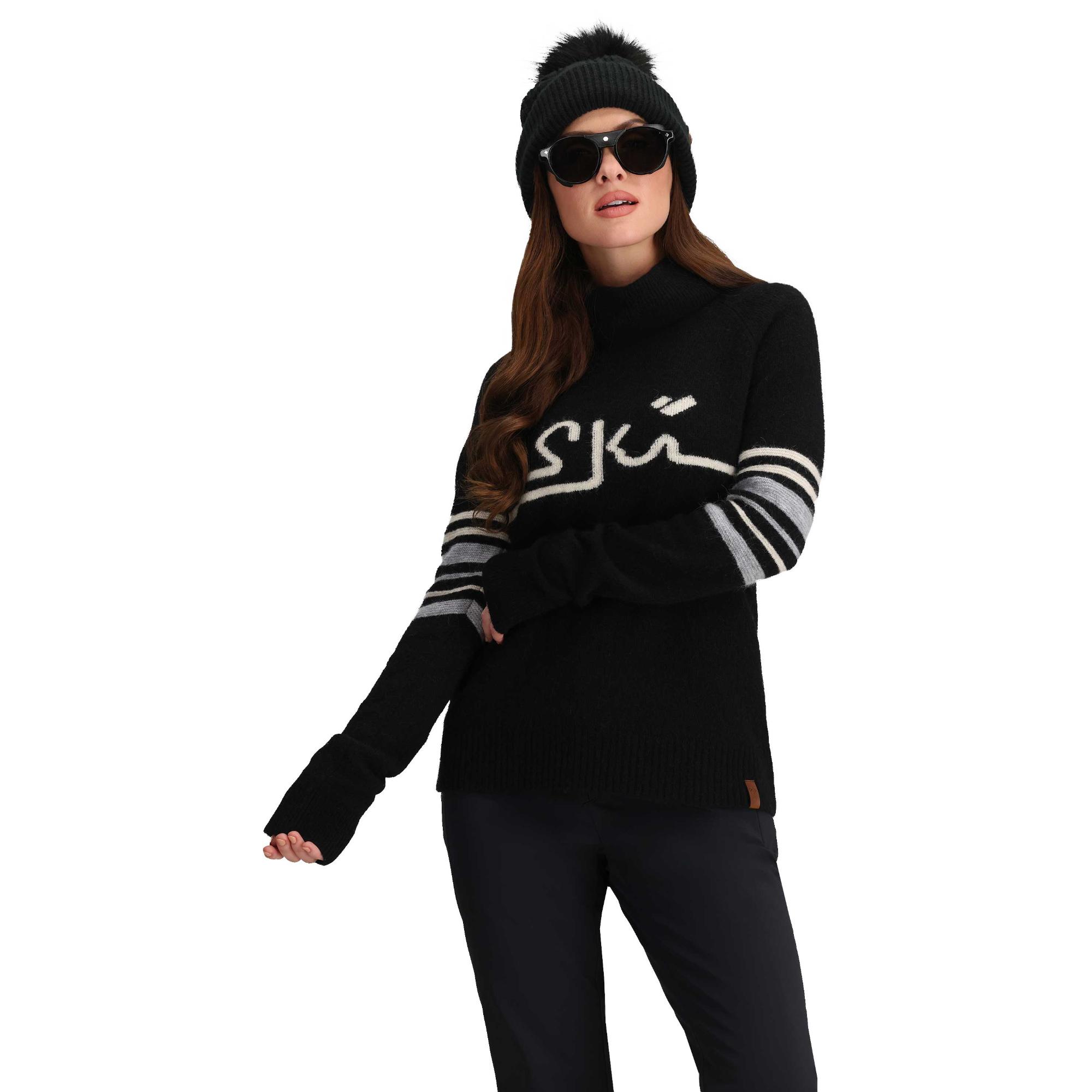 Женский свитер с высоким воротником Apres Vous Obermeyer, Black
Женский свитер с высоким воротником Apres Vous Obermeyer, Black