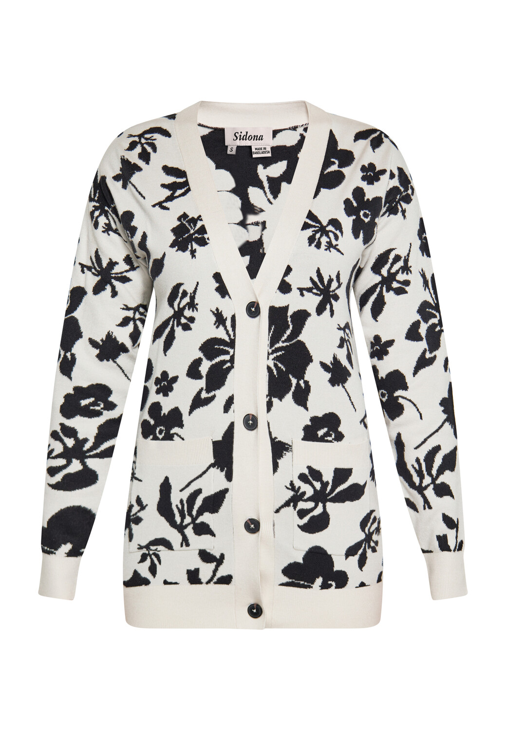 Толстовка Sidona Cardigan, белый черный
Толстовка Sidona Cardigan, белый черный