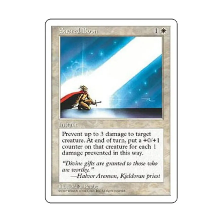 CCG Священное благо (U), MTG - 5th Edition
CCG Священное благо (U), MTG - 5th Edition