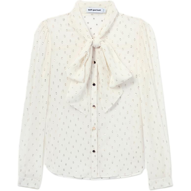 Self-portrait Рубашка Self portrait женская белая смешанных цветов
Self-portrait Рубашка Self portrait женская белая смешанных цветов