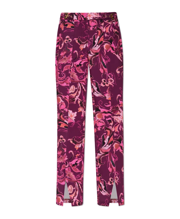 Расклешенные брюки с разрезом Versace Jeans Couture, розовый
Расклешенные брюки с разрезом Versace Jeans Couture, розовый