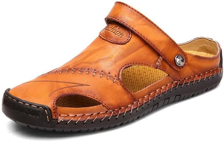 Мужские повседневные кожаные сандалии Летние пляжные шлепанцы Мужские удобные туфли Модные легкие водные сандалии для прогулок Регулируемые Hhhchpm, коричневый
Мужские повседневные кожаные сандалии Летние пляжные шлепанцы Мужские удобные туфли Модные легкие водные сандалии для прогулок Регулируемые Hhhchpm, коричневый