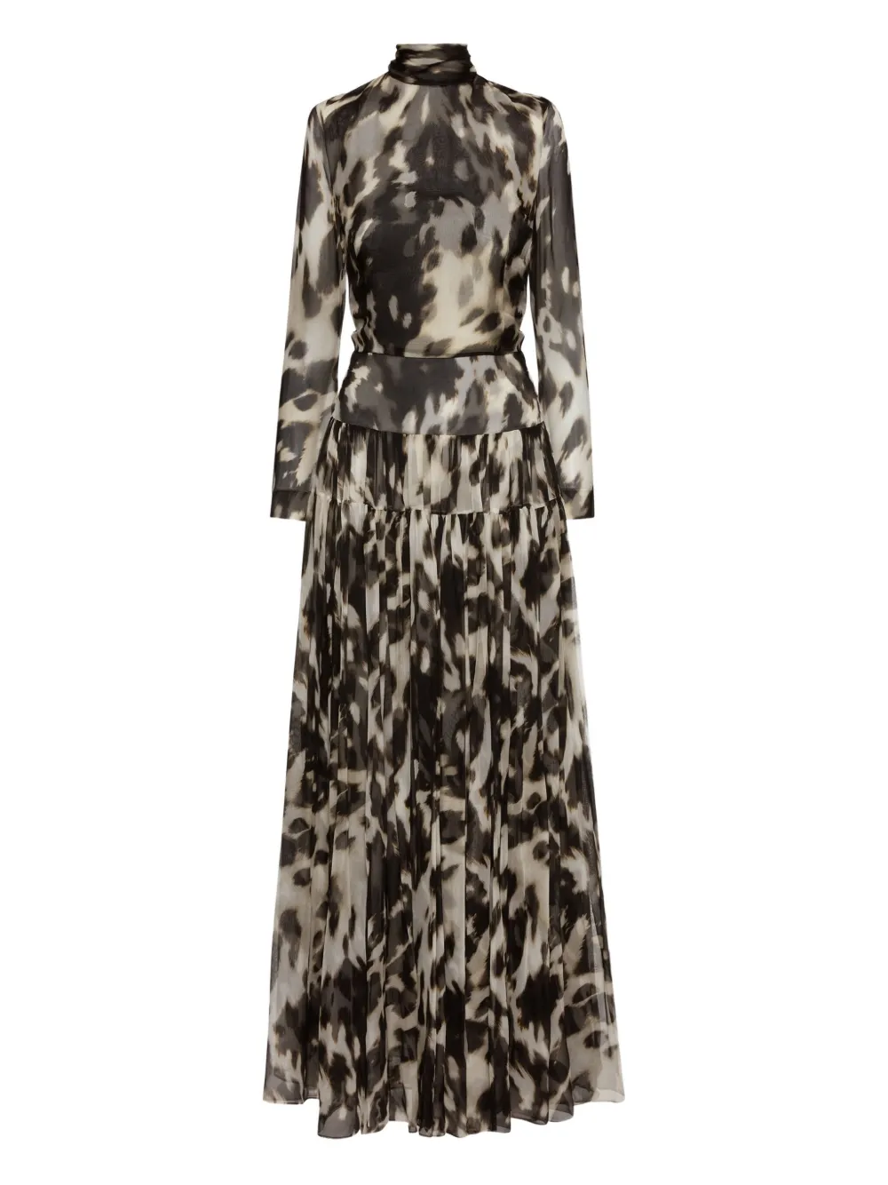 Плиссированное платье макси с принтом Oscar de la Renta, нейтральный
Плиссированное платье макси с принтом Oscar de la Renta, нейтральный