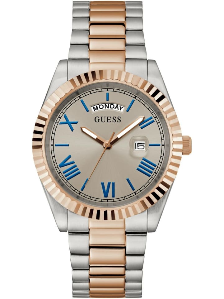 Guess Мужские аналоговые часы серебристого цвета
Guess Мужские аналоговые часы серебристого цвета