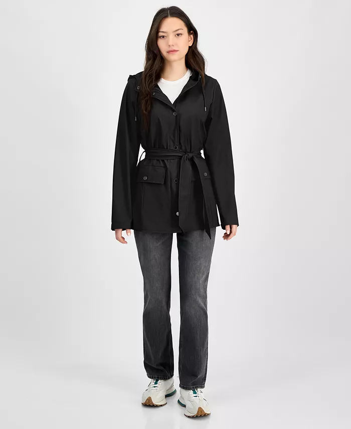 Женский дождевик с завязкой на талии и застежкой на кнопки спереди, с капюшоном Rains, черный
Женский дождевик с завязкой на талии и застежкой на кнопки спереди, с капюшоном Rains, черный