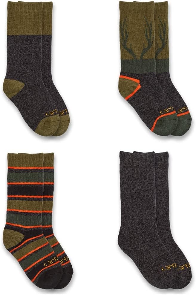 Carhartt детские SC1034J мальчиков тяжелые носки 4 штуки, Assorted 1 Olive
Carhartt детские SC1034J мальчиков тяжелые носки 4 штуки, Assorted 1 Olive