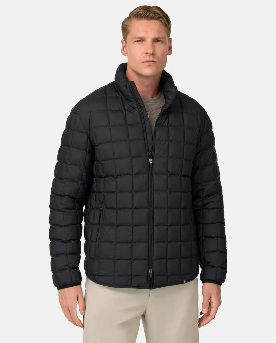 Бомбер из технической ткани с гусиным пухом Boggi Milano, черный
Бомбер из технической ткани с гусиным пухом Boggi Milano, черный