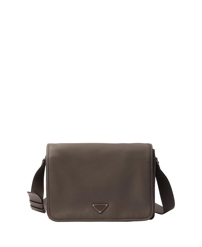 Кожаная сумка через плечо Prada, серый
Кожаная сумка через плечо Prada, серый