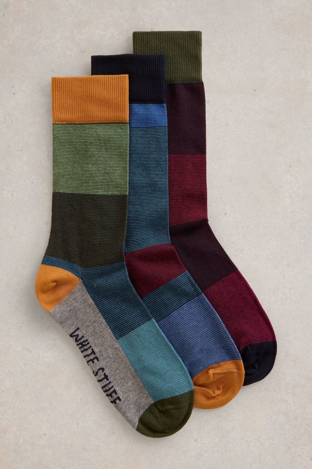 Полосатые носки по щиколотку, 3 пары White Stuff, синий
Полосатые носки по щиколотку, 3 пары White Stuff, синий