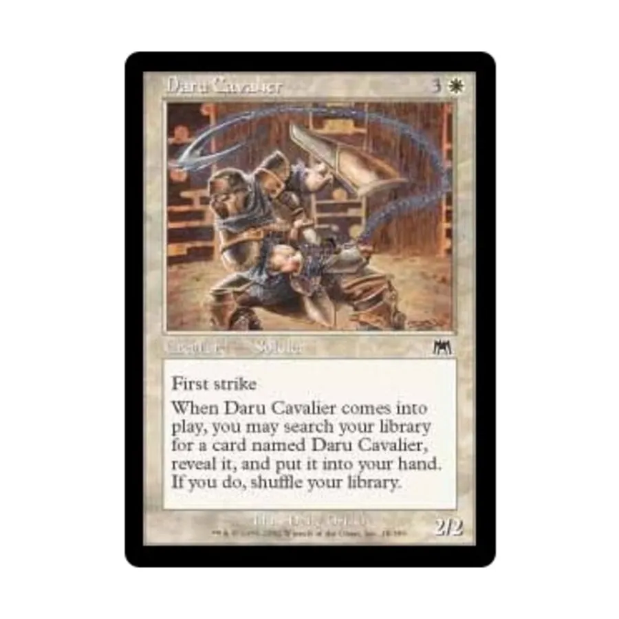 CCG Дару Кавальер (К), MTG - Onslaught
CCG Дару Кавальер (К), MTG - Onslaught