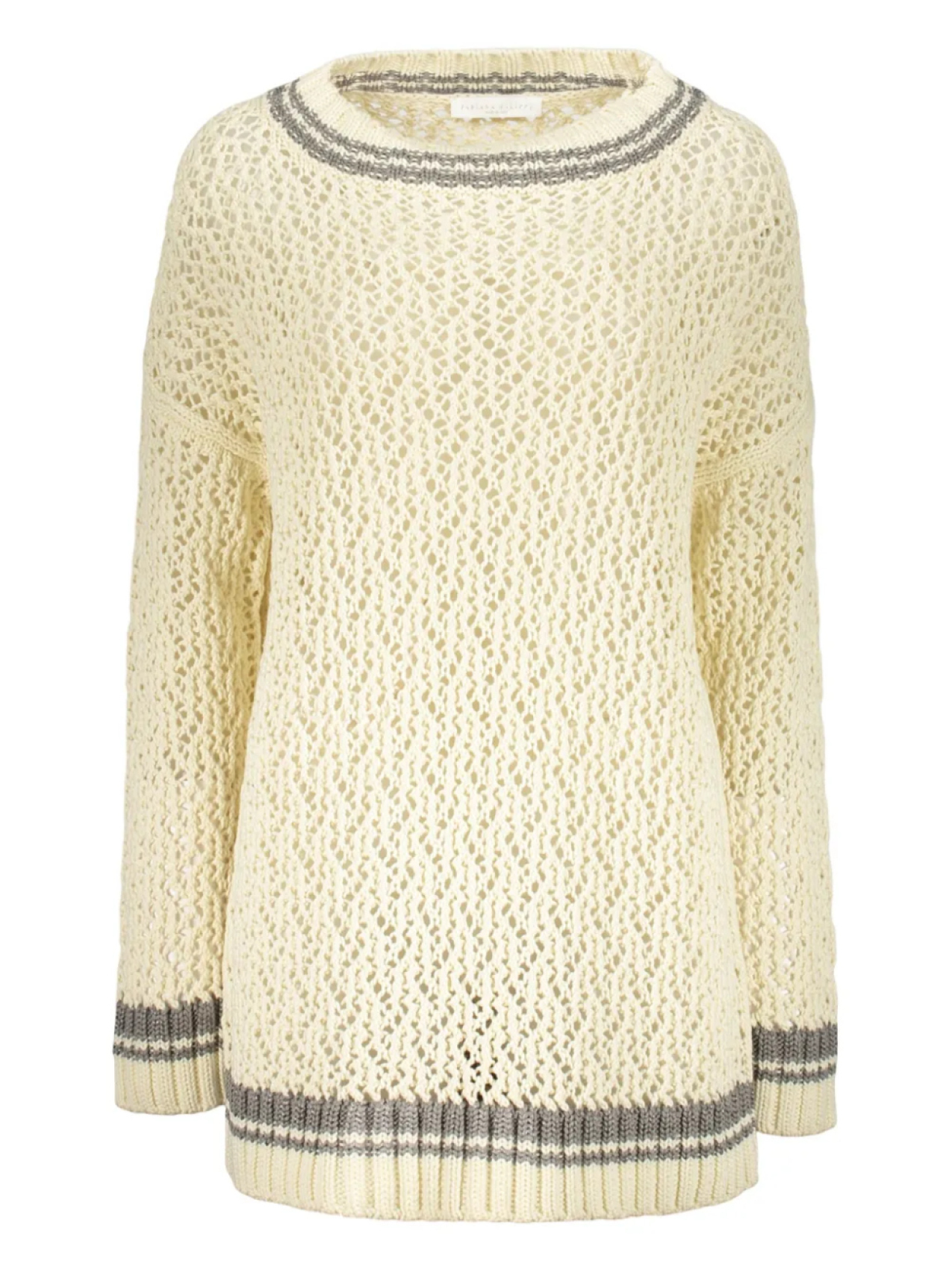 Джемпер ажурной вязки Fabiana Filippi, нейтральный
Джемпер ажурной вязки Fabiana Filippi, нейтральный