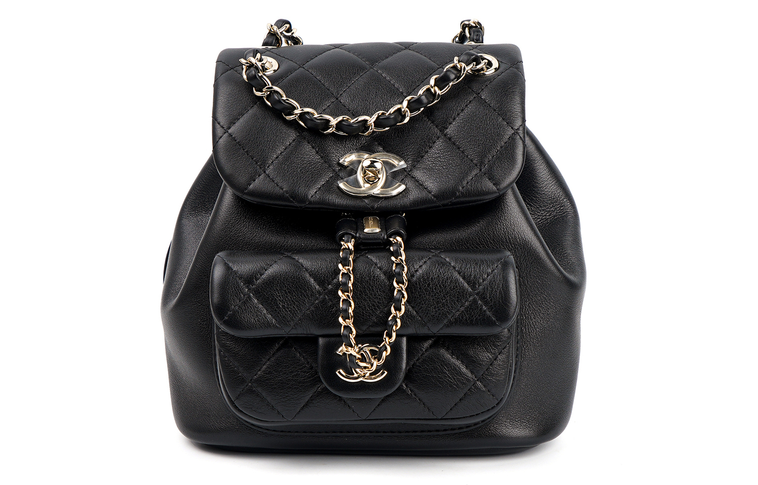 Сумка-рюкзак из кожи коровы Duma Trumpets Женская Черная CHANEL
Сумка-рюкзак из кожи коровы Duma Trumpets Женская Черная CHANEL