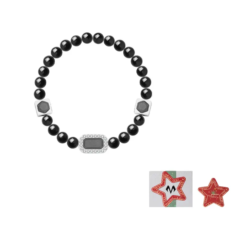 Обсидиановый нефритовый браслет унисекс BABAMA
Обсидиановый нефритовый браслет унисекс BABAMA