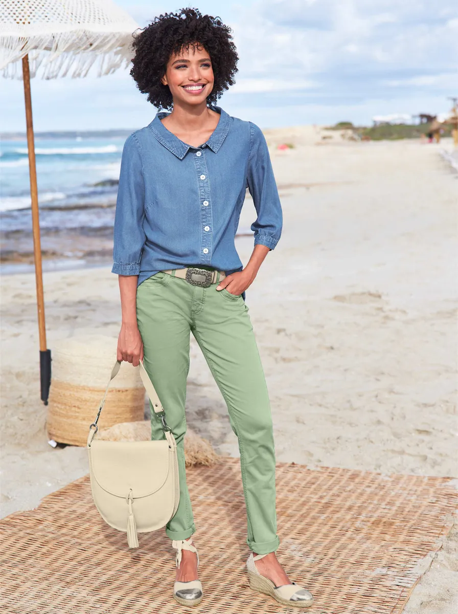 Блузка-рубашка Heine, цвет Blue-Bleached
Блузка-рубашка Heine, цвет Blue-Bleached