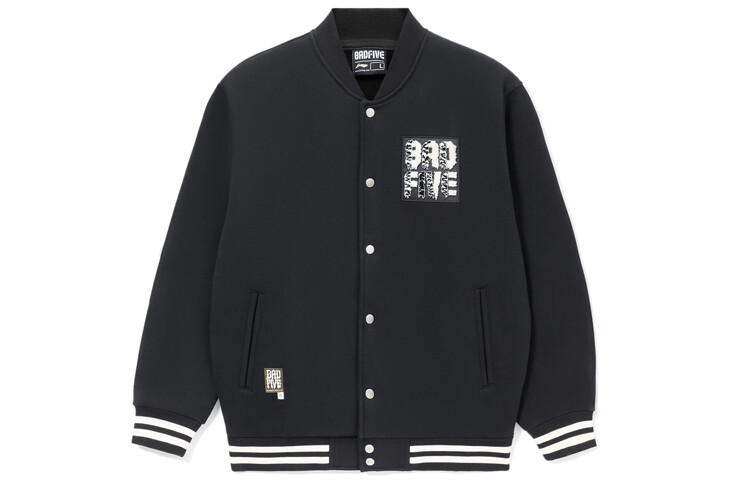 Мужская бейсбольная майка Badfive черного цвета Lining, черный 
Мужская бейсбольная майка Badfive черного цвета Lining, черный