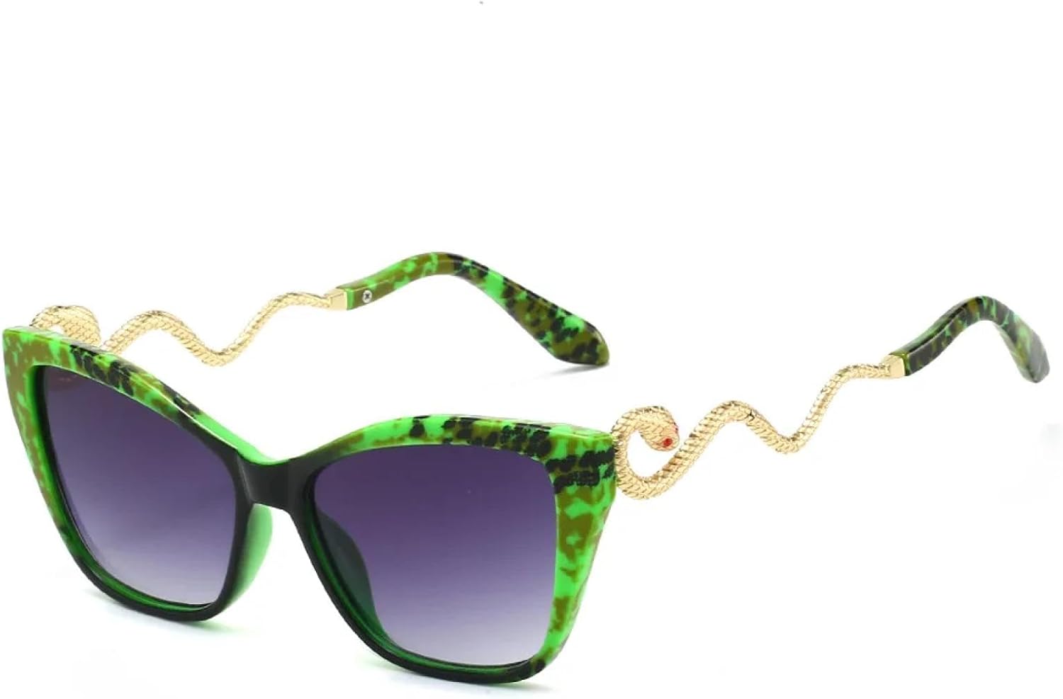 Винтажные солнцезащитные очки «кошачий глаз» для женщин и мужчин в стиле панк, популярные, роскошные, сексуальные, металлические, с защитой от УФ-излучения UV400 TYUVIVO, Green Gray
Винтажные солнцезащитные очки «кошачий глаз» для женщин и мужчин в стиле панк, популярные, роскошные, сексуальные, металлические, с защитой от УФ-излучения UV400 TYUVIVO, Green Gray