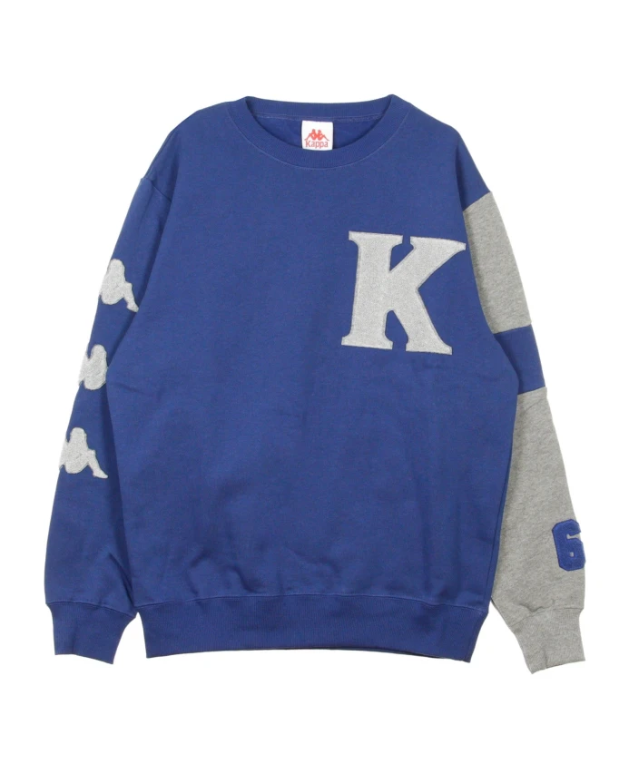 Свитшот с круглым вырезом Kappa, синий
Свитшот с круглым вырезом Kappa, синий