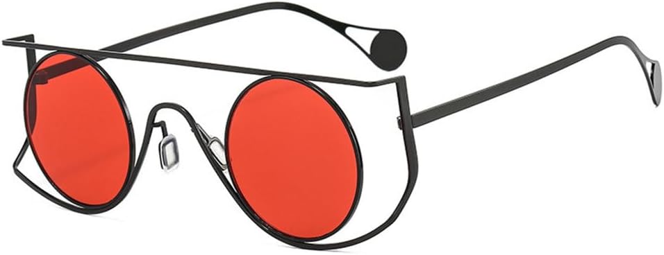 Винтажные круглые солнцезащитные очки для мужчин, маленькая оправа, солнцезащитные очки для женщин с защитой от УФ-излучения UV400, очки для вождения, стиль стимпанк TYUVIVO, C3black-red
Винтажные круглые солнцезащитные очки для мужчин, маленькая оправа, солнцезащитные очки для женщин с защитой от УФ-излучения UV400, очки для вождения, стиль стимпанк TYUVIVO, C3black-red