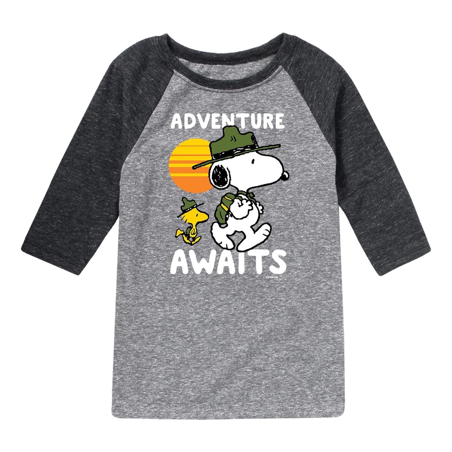 Футболка с рисунком реглан для мальчиков 8–20 лет «Peanuts Adventure Awaits» Licensed Character
Футболка с рисунком реглан для мальчиков 8–20 лет «Peanuts Adventure Awaits» Licensed Character