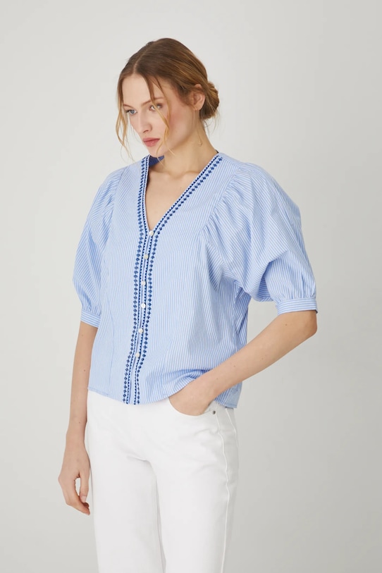 Хлопковая блузка Medicine, синий
Хлопковая блузка Medicine, синий