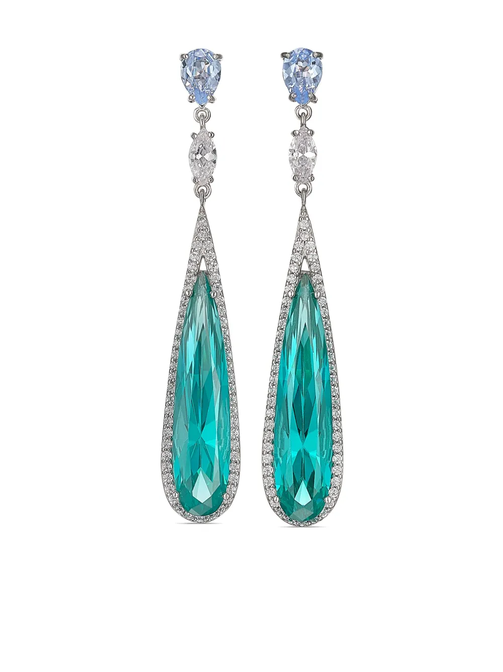 Серьги Shard из белого золота с камнями Anabela Chan, синий
Серьги Shard из белого золота с камнями Anabela Chan, синий