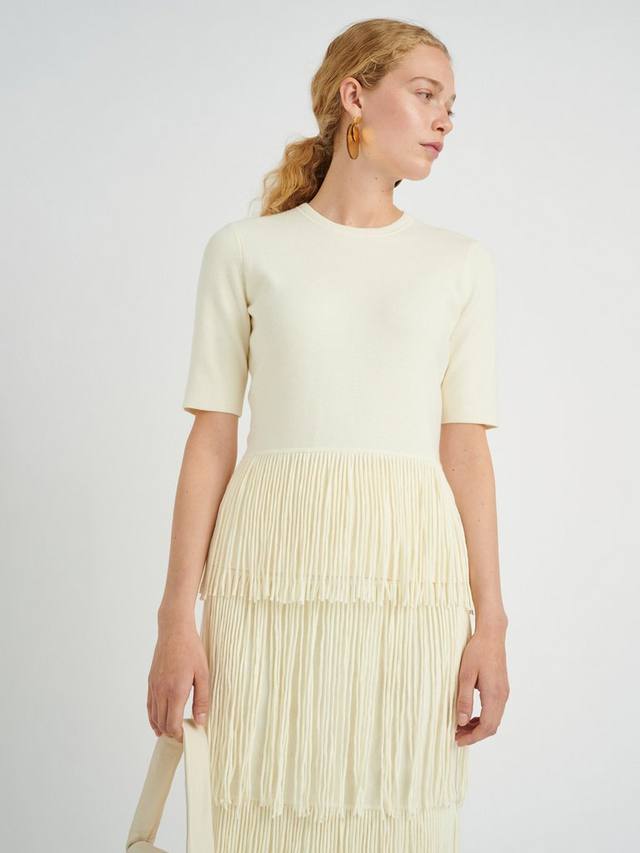 Джемпер с коротким рукавом amani InWear, кремовый 
Джемпер с коротким рукавом amani InWear, кремовый