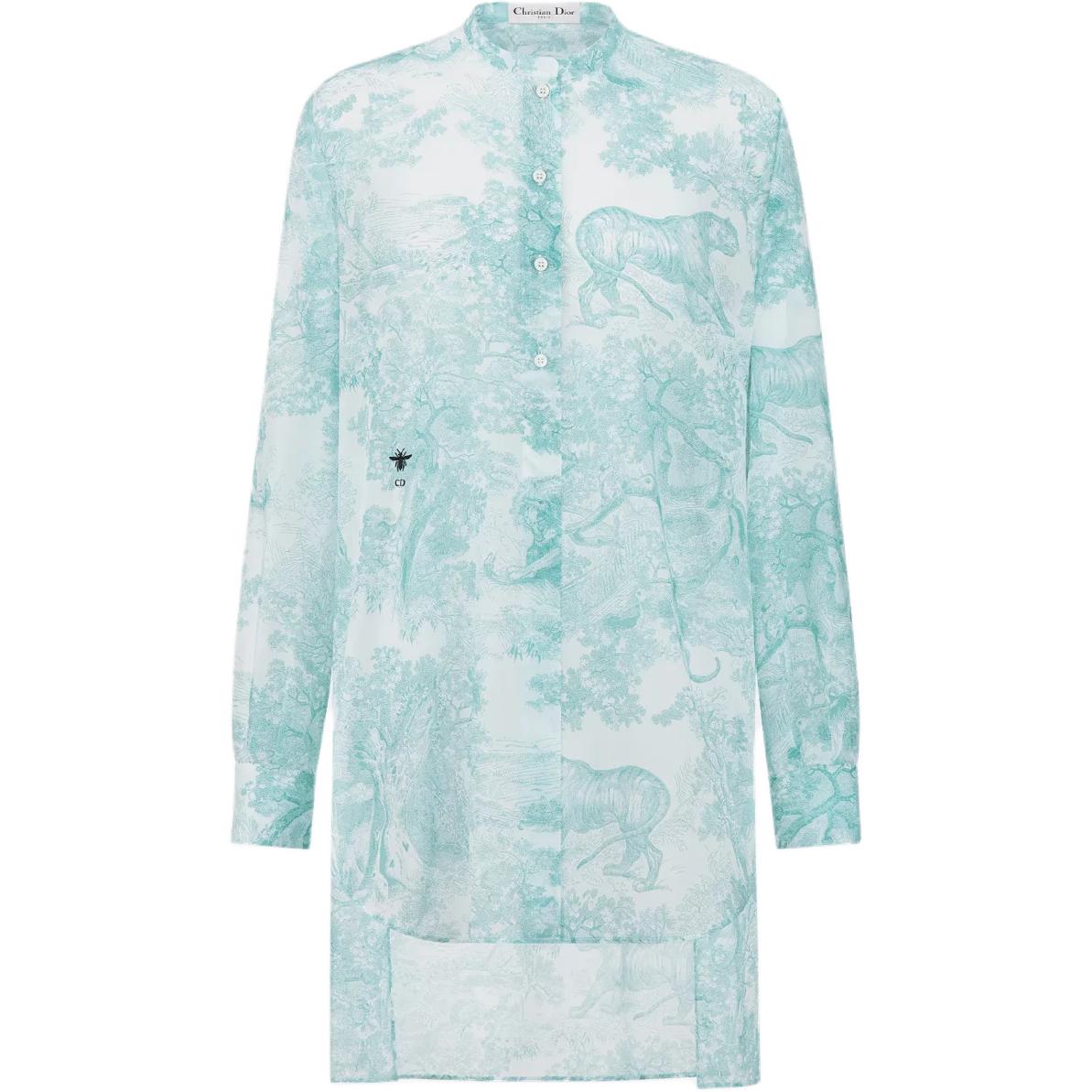 Христианский принт длинная блузка DIOR, зеленый
Христианский принт длинная блузка DIOR, зеленый