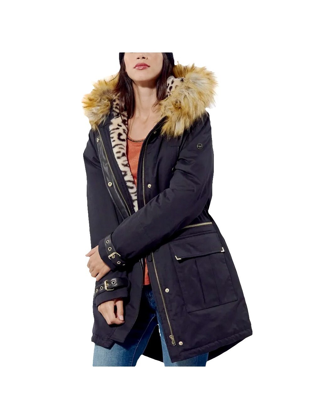 Пальто женское высокое Kaporal, черный
Пальто женское высокое Kaporal, черный