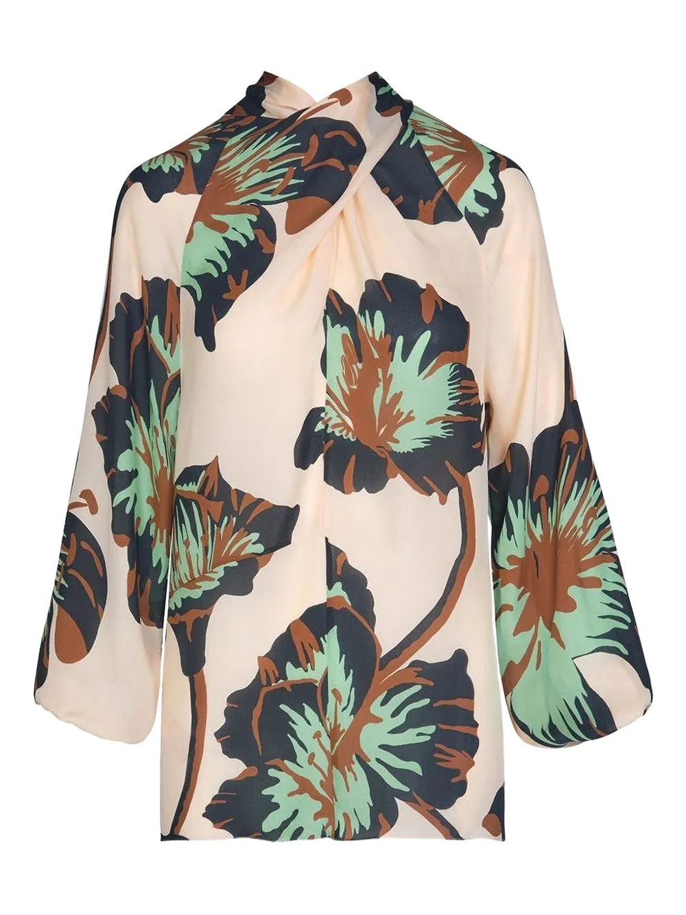 Туника с цветочным принтом и завязкой на шее Johanna Ortiz, нейтральный
Туника с цветочным принтом и завязкой на шее Johanna Ortiz, нейтральный