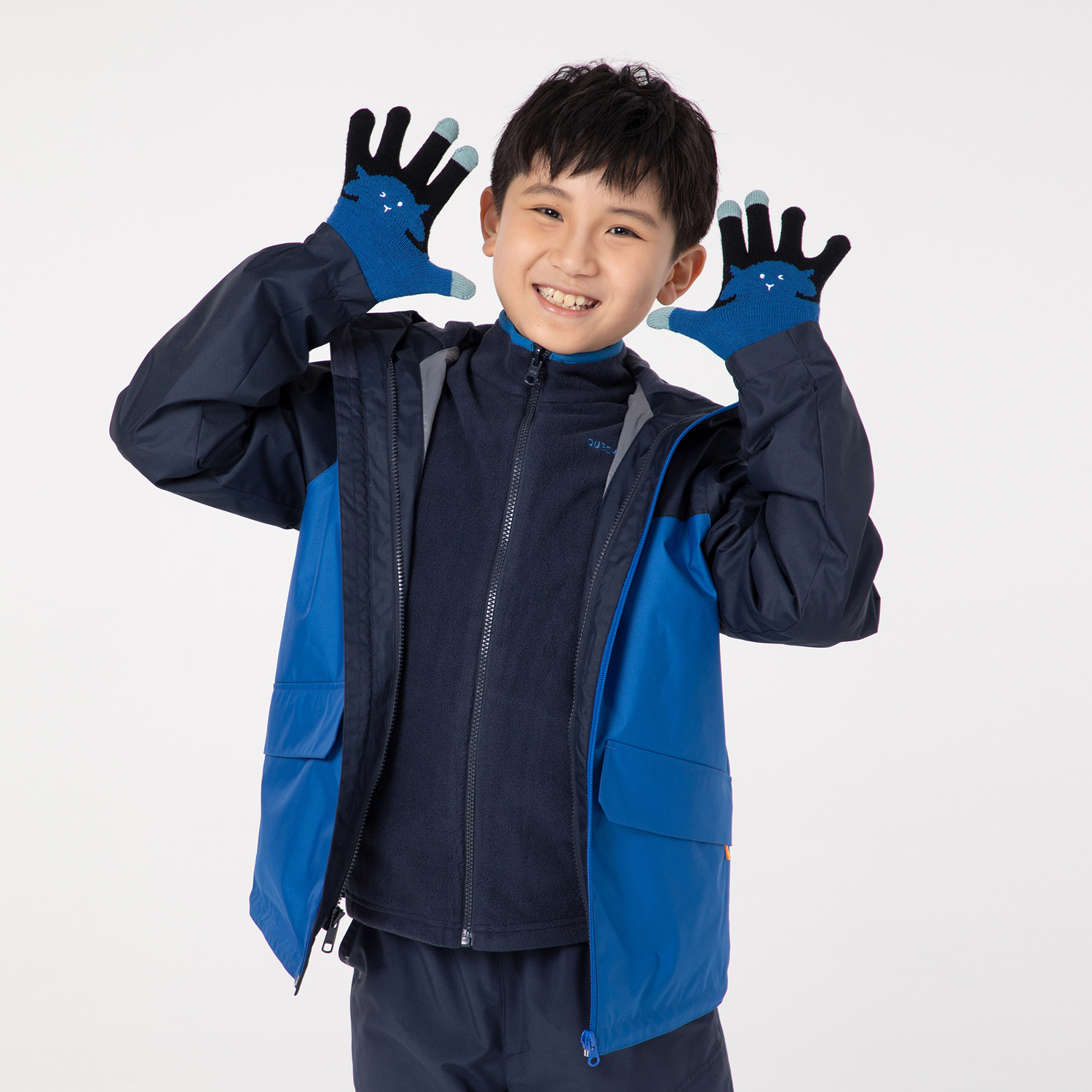 Детская трёхслойная водонепроницаемая утеплённая куртка для пеших походов NH100 синяя Quechua
Детская трёхслойная водонепроницаемая утеплённая куртка для пеших походов NH100 синяя Quechua