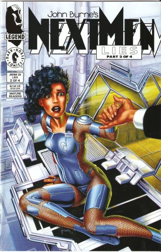 John Byrne's Next Men #28 (Lies: Part 2) September 1994 (Dark Horse Comics)
John Byrne's Next Men #28 (Lies: Part 2) September 1994 (Dark Horse Comics)