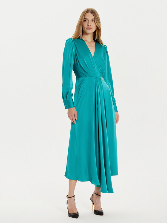 Коктейльное платье стандартного кроя Fracomina, зеленый
Коктейльное платье стандартного кроя Fracomina, зеленый