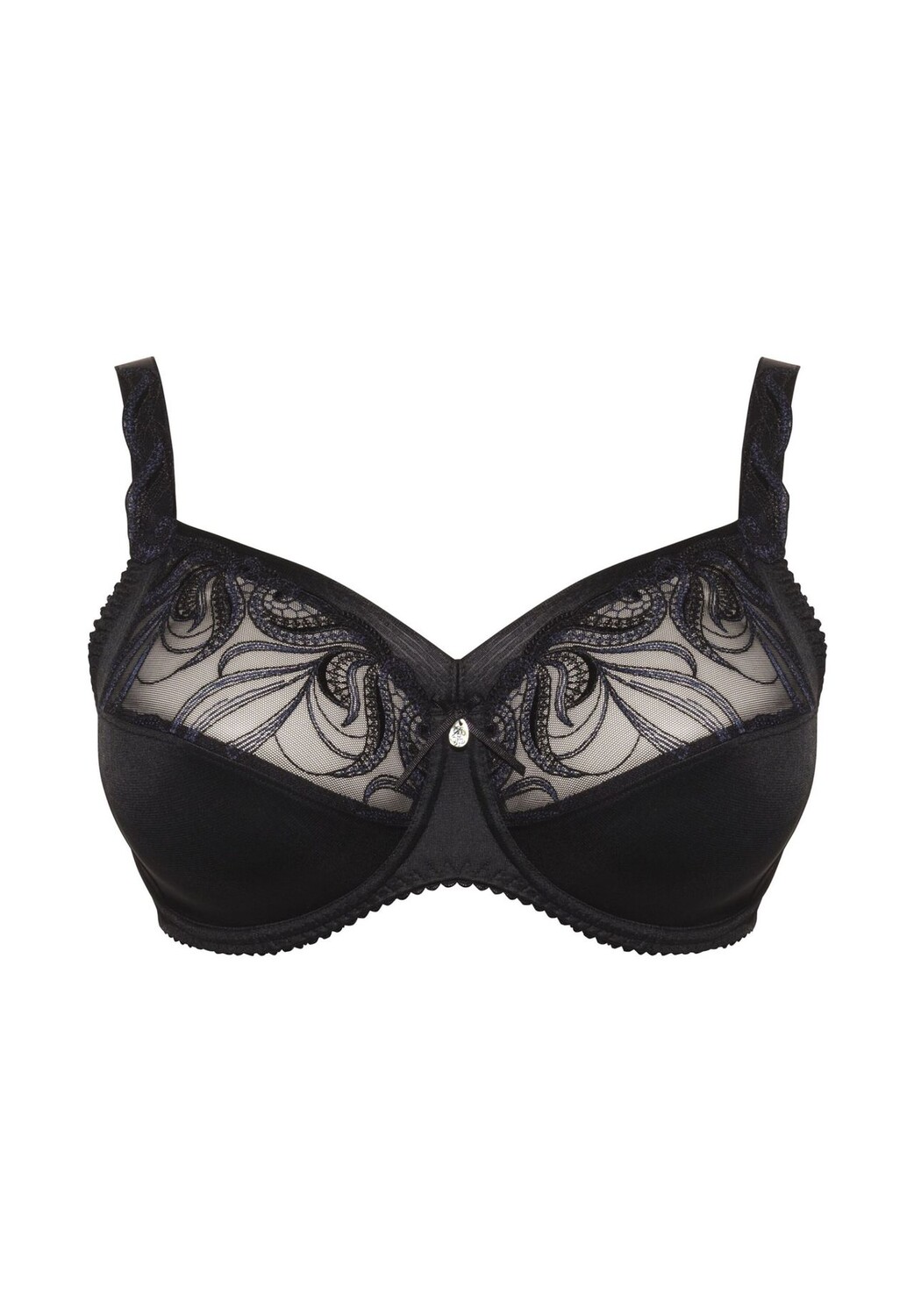 Бюстгальтер на косточках и вставка Carmen Ulla, черный
Бюстгальтер на косточках и вставка Carmen Ulla, черный
