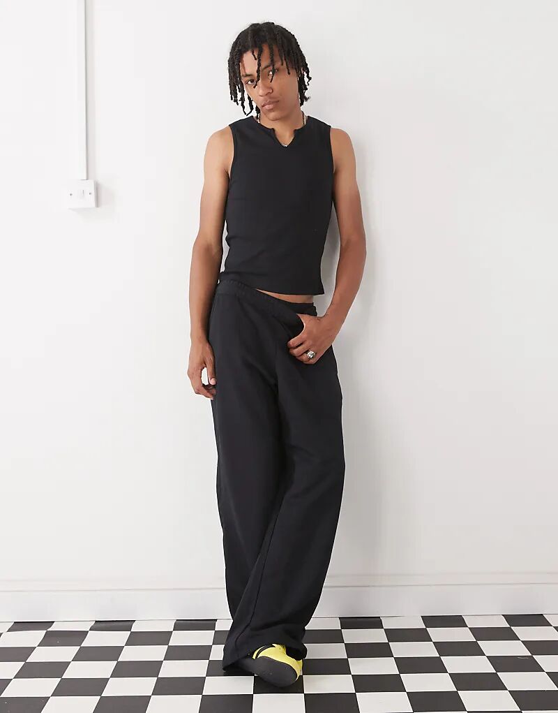 COLLUSION Свободные спортивные штаны для скейтбординга черного цвета
COLLUSION Свободные спортивные штаны для скейтбординга черного цвета