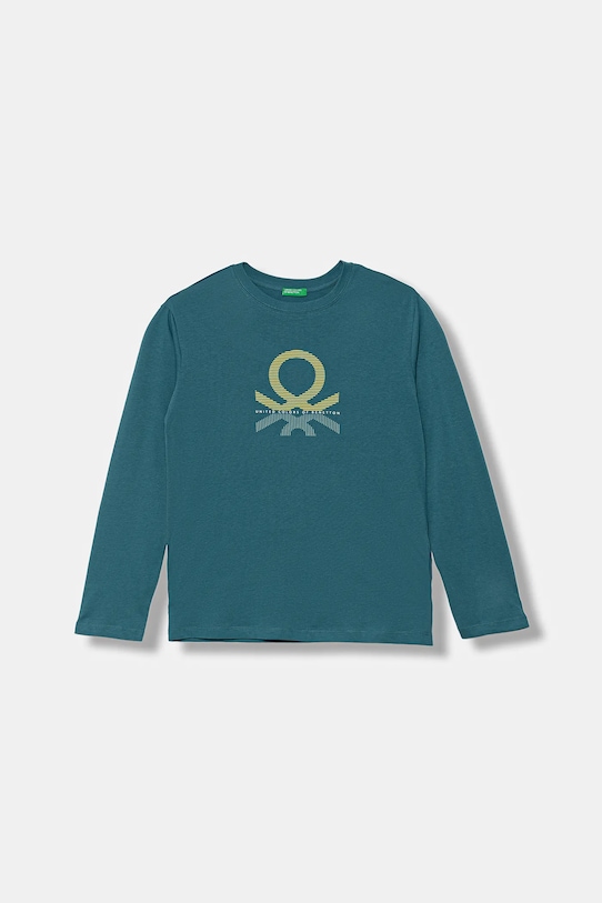 Детская хлопковая кофта с длинным рукавом United Colors Of Benetton, бирюзовый
Детская хлопковая кофта с длинным рукавом United Colors Of Benetton, бирюзовый