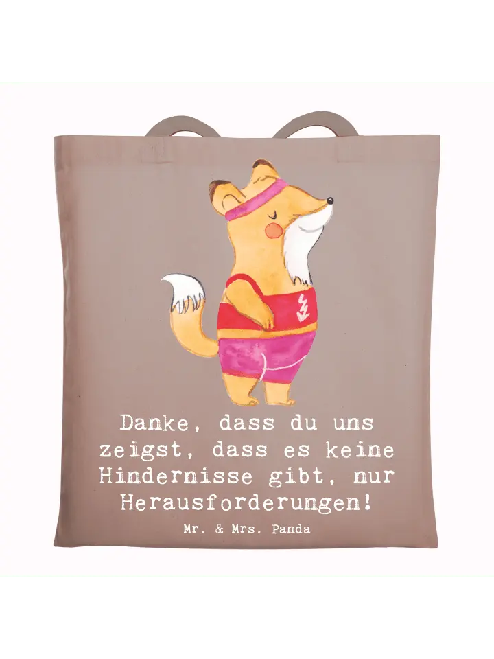 Сумка для переноски Mr & Mrs Panda Leichtathletik Trainerin Inspiratio, пастельно-коричневый
Сумка для переноски Mr & Mrs Panda Leichtathletik Trainerin Inspiratio, пастельно-коричневый