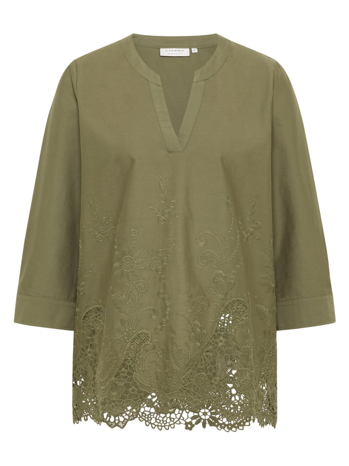 Блузка Eterna, оливковый
Блузка Eterna, оливковый