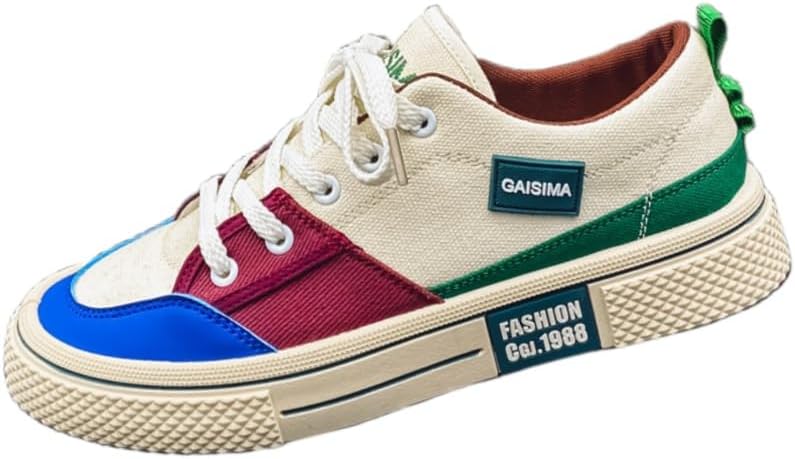 Мужские повседневные туфли на шнуровке с плоской подошвой - стильный дизайн с контрастными цветами, дышащие кроссовки для ежедневной носки Fusecottc, бежевый
Мужские повседневные туфли на шнуровке с плоской подошвой - стильный дизайн с контрастными цветами, дышащие кроссовки для ежедневной носки Fusecottc, бежевый