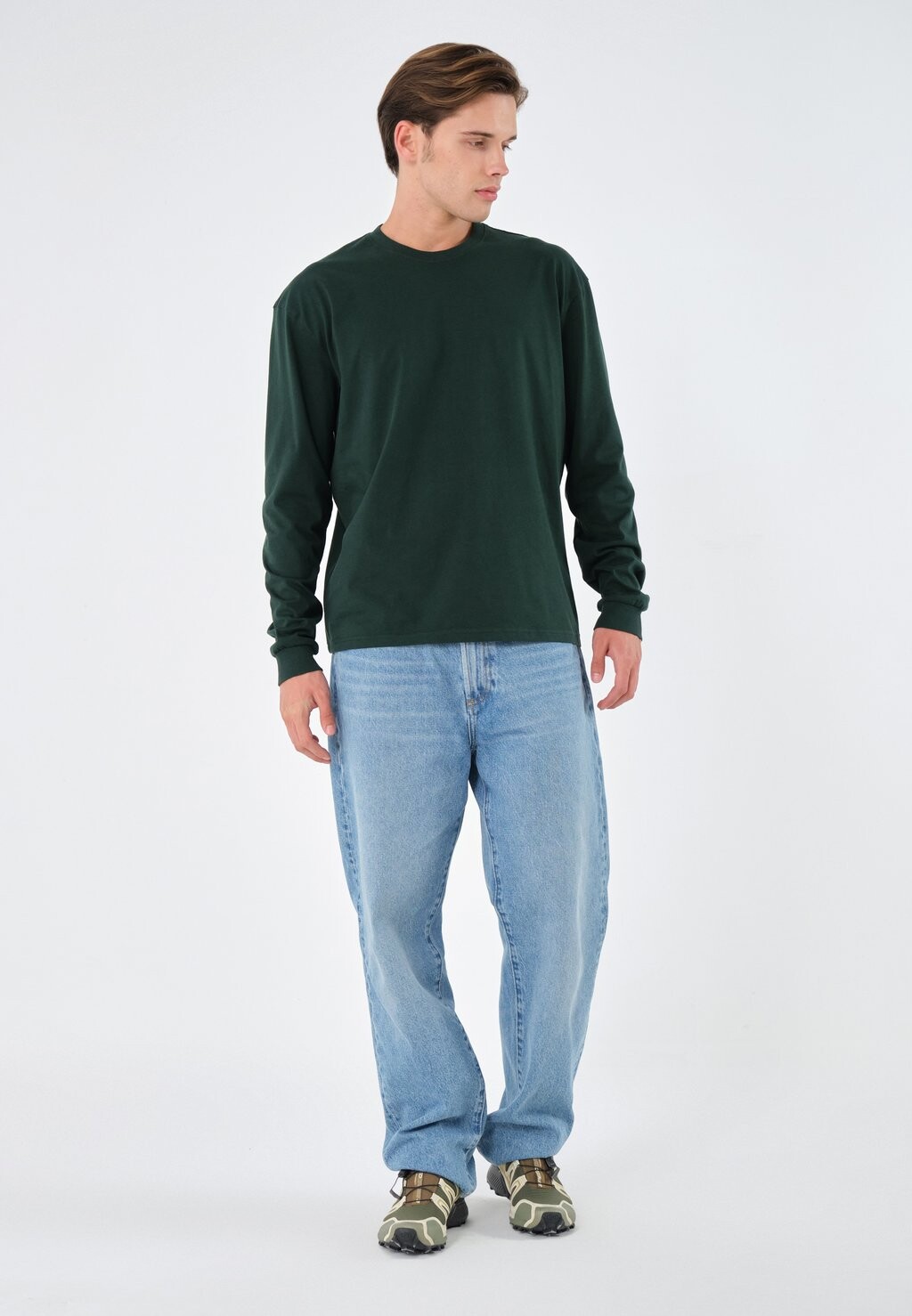 Топ с длинными рукавами Pier One, темно-зеленый
Топ с длинными рукавами Pier One, темно-зеленый