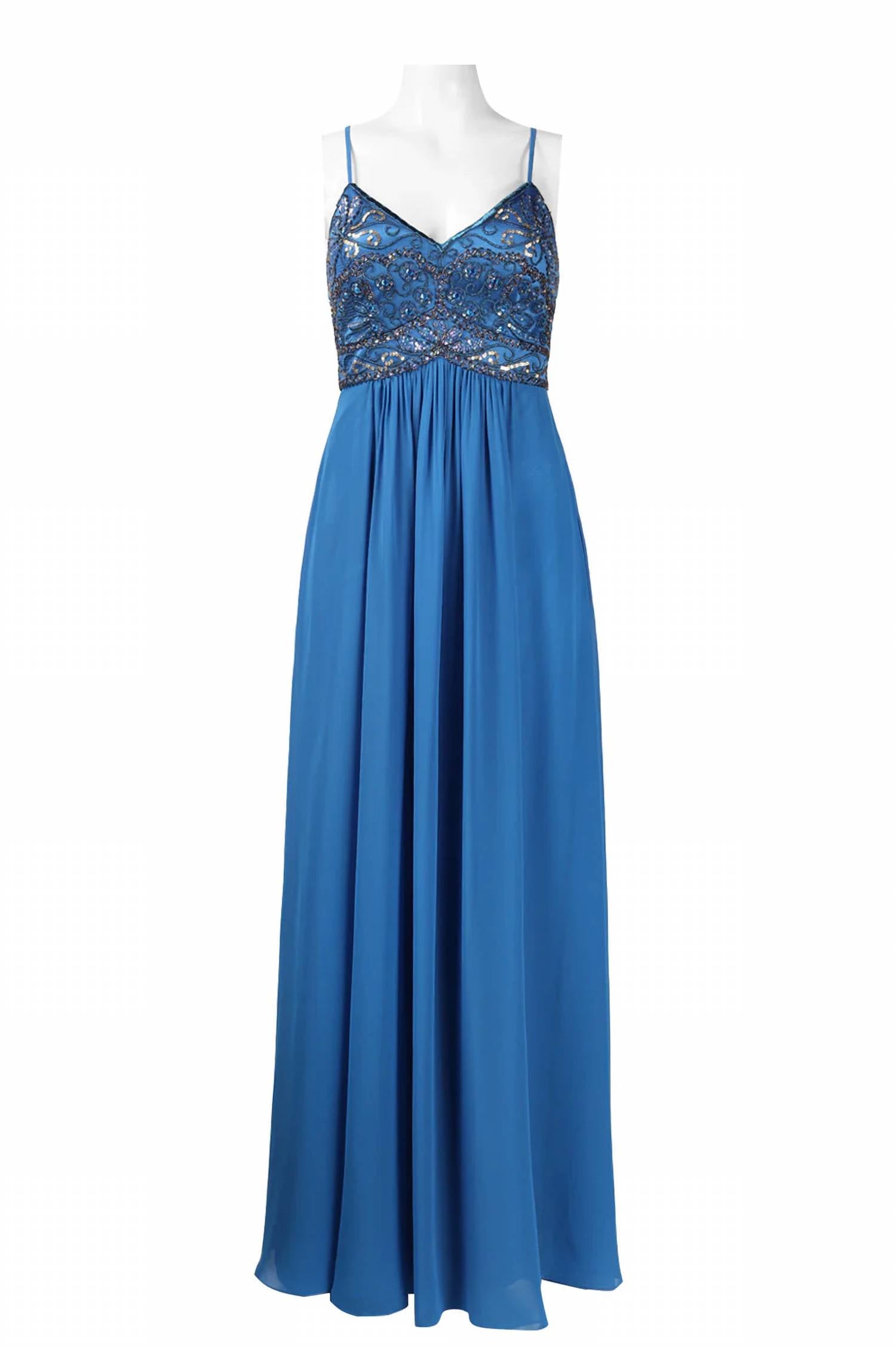 Платье в стиле ампир с бисером в морском стиле Suewong, цвет marine
Платье в стиле ампир с бисером в морском стиле Suewong, цвет marine