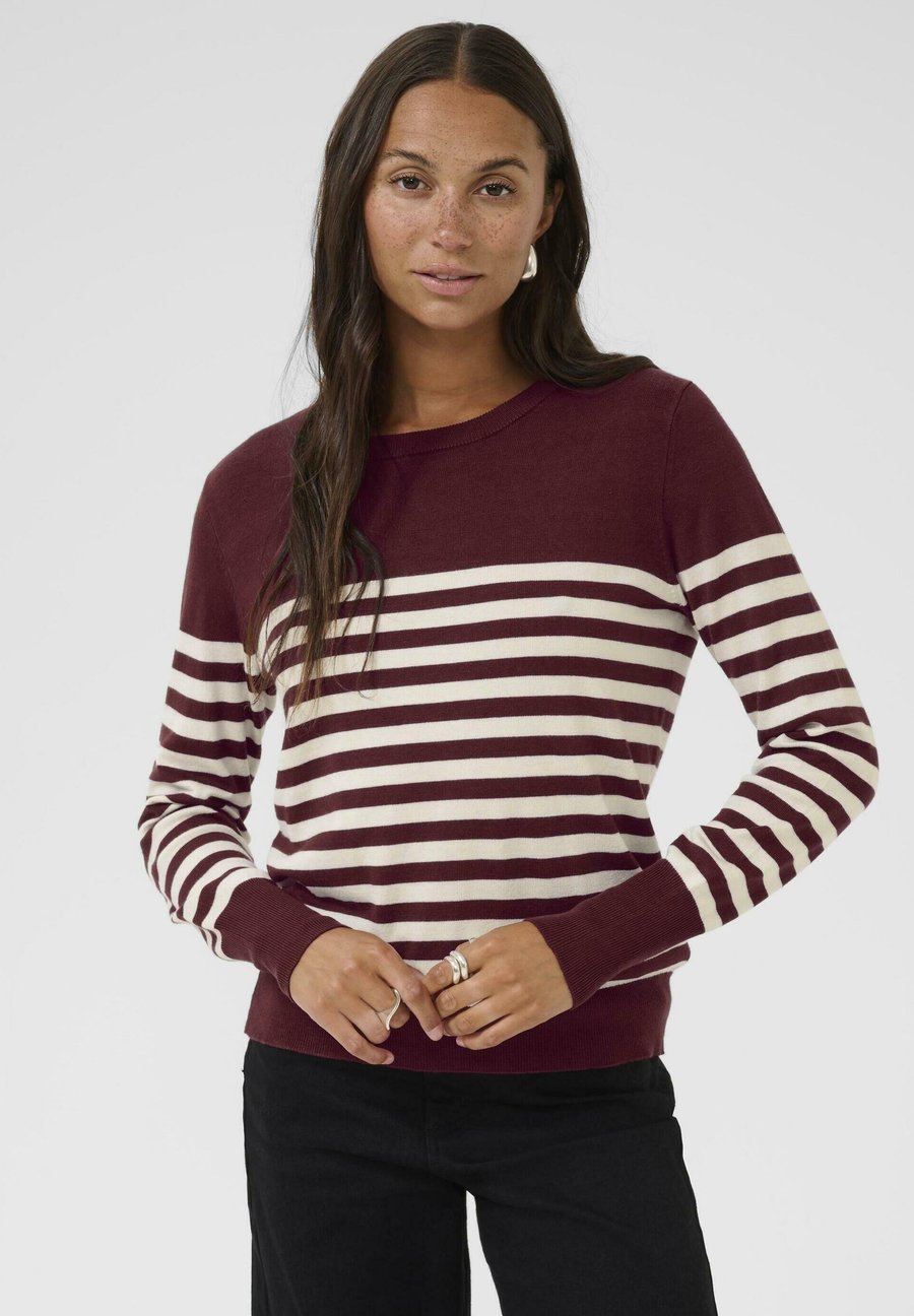 Джемпер Kaffe KALIZZA STRIPED KNIT PULLOVER, Windsor Turtledove Half Stripe/Bordeaux
Джемпер Kaffe KALIZZA STRIPED KNIT PULLOVER, Windsor Turtledove Half Stripe/Bordeaux