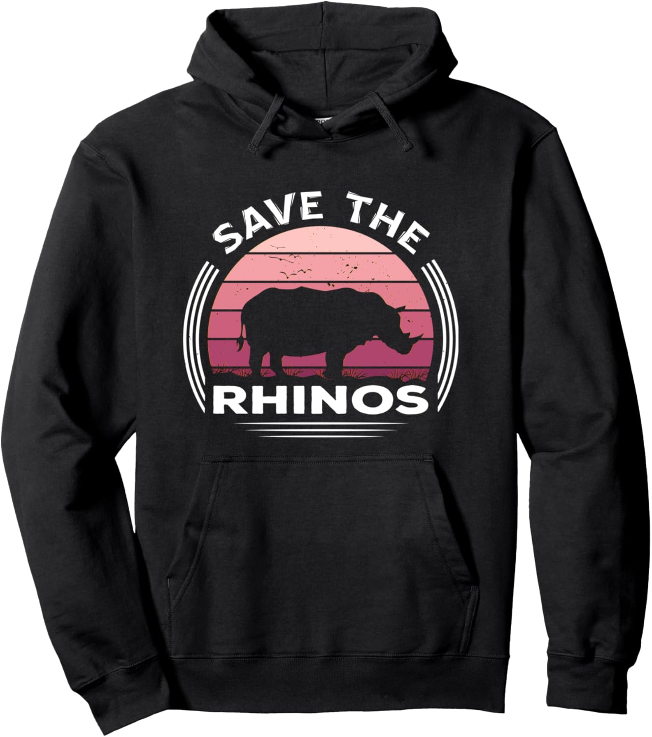 Худи «Спасите носорогов» для любителей животных Save The Rhinos Apparel Co., черный
Худи «Спасите носорогов» для любителей животных Save The Rhinos Apparel Co., черный