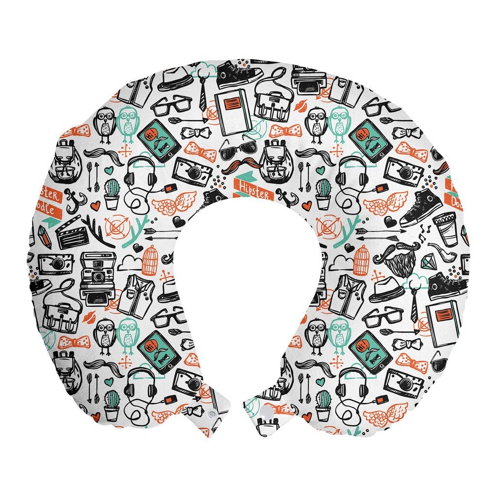 ABAKUHAUS Indie Travel Pillow Подушка для шеи, Эскиз хипстерской моды, Пенопластовые дорожные принадлежности для самолета и автомобиля, 30x30 см, Морская пена Оранжевый Черный
ABAKUHAUS Indie Travel Pillow Подушка для шеи, Эскиз хипстерской моды, Пенопластовые дорожные принадлежности для самолета и автомобиля, 30x30 см, Морская пена Оранжевый Черный